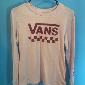 Vans Light Purple Long Sleeve Tee